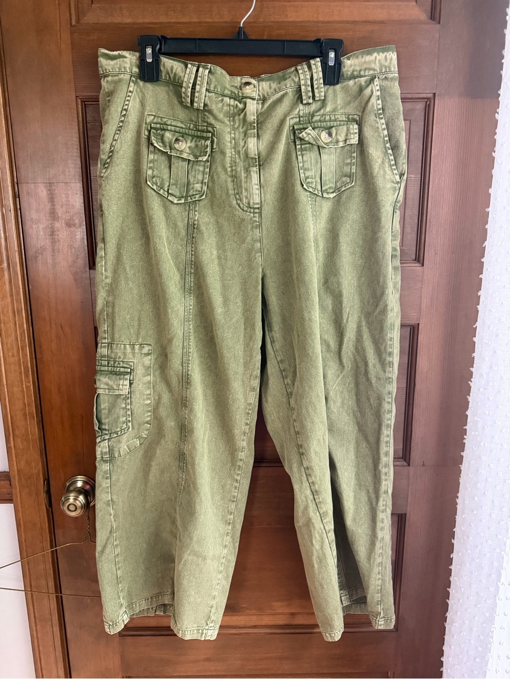 Earthbound Trading Co Stonewash Wide Leg Jogger